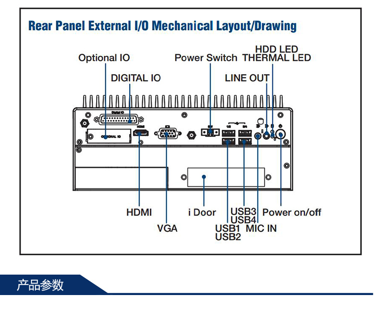 全新研華 無風扇嵌入式工控機 高性能ARK-3000系列 ARK-3520L