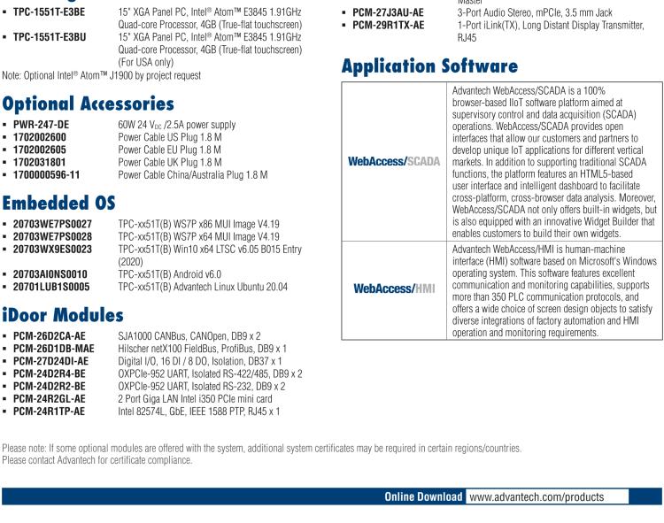 研華SRP-IFS200-M15AG 15寸 XGA TFT 液晶顯示器工業(yè)信息終端平板電腦，搭配英特爾? 凌動? 處理器