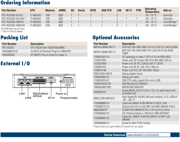 研華EPC-R3220 ARM架構(gòu)邊緣智能網(wǎng)關(guān)，儲(chǔ)能/光伏/智慧燈桿應(yīng)用首選