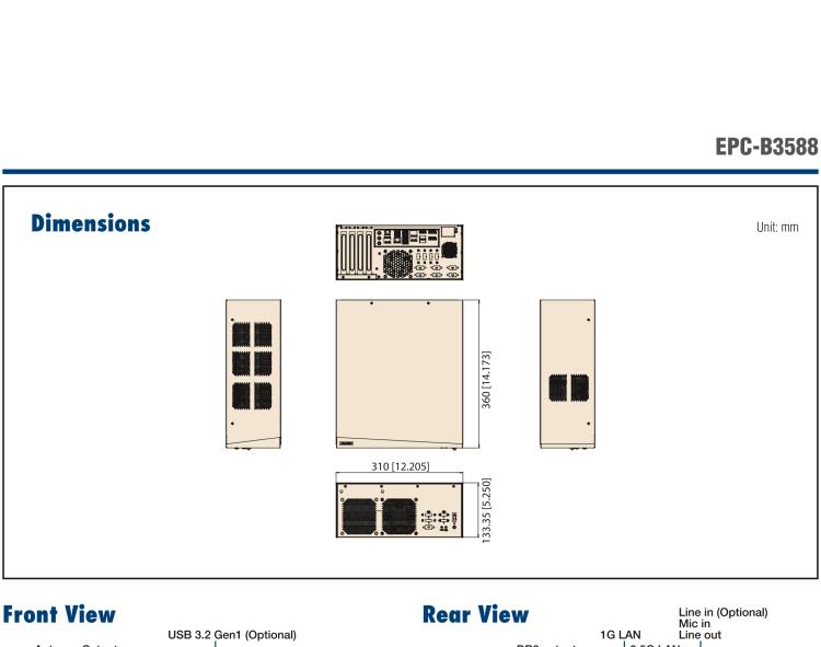 研華EPC-B3588 適配Intel 第12代 Core i 系列處理器，搭載Q670E芯片組?？纱钆銷VIDIA? RTX-A4500顯卡。3U高度，提供高端圖像處理應(yīng)用的解決方案。