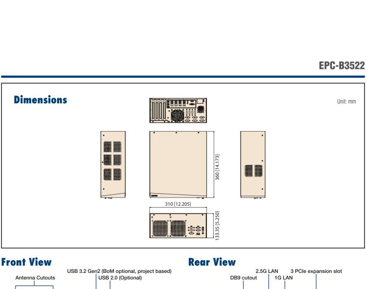 研華EPC-B3522 適配AMD Ryzen AM4 5000系列處理器，搭載X570芯片組，搭配NVIDIA? RTX-A4500顯卡。3U高度，提供高端圖像處理應(yīng)用的解決方案。