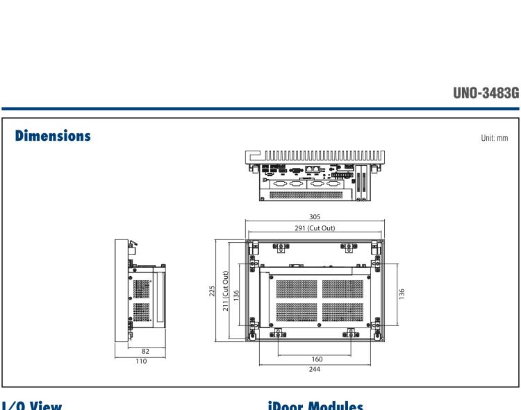 研華UNO-3483G 高效能嵌入式無風扇工業(yè)電腦，搭配 Intel? Core? i7 處理器，2 x GbE, 2 x mPCIe, HDMI/VGA